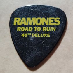 Ramones Road To Ruin 40th Deluxe Anniversary Guitar Pick Rare