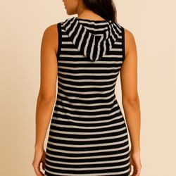 Women’s swimsuit cover up with hood 