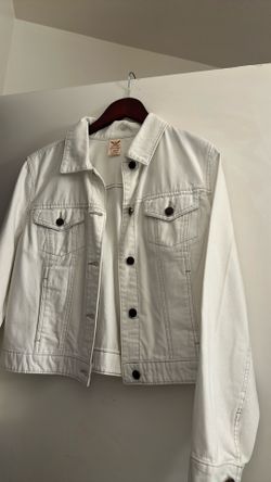 White denim jacket