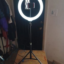 Ring Light With Phone Holder