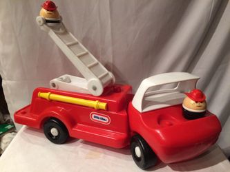 vintage little tikes fire truck