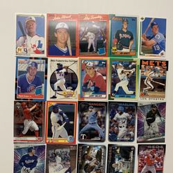20 Baseball Cards NMT/MT