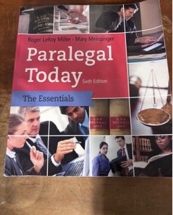 Paralegal Today 6th edition