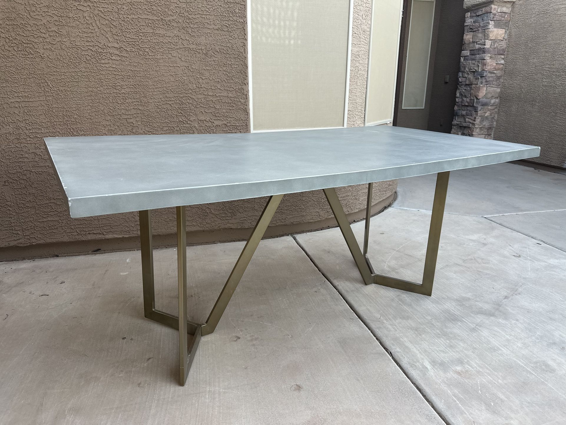 WEST ELM TOWER DINING TABLE