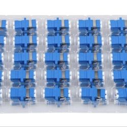 LC Fiber Optic Adapter - LC to LC Duplex Singlemode Coupler    50 Pieces