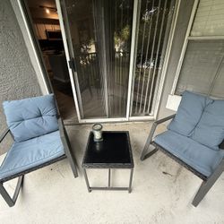 Patio Set - 2 chairs and table