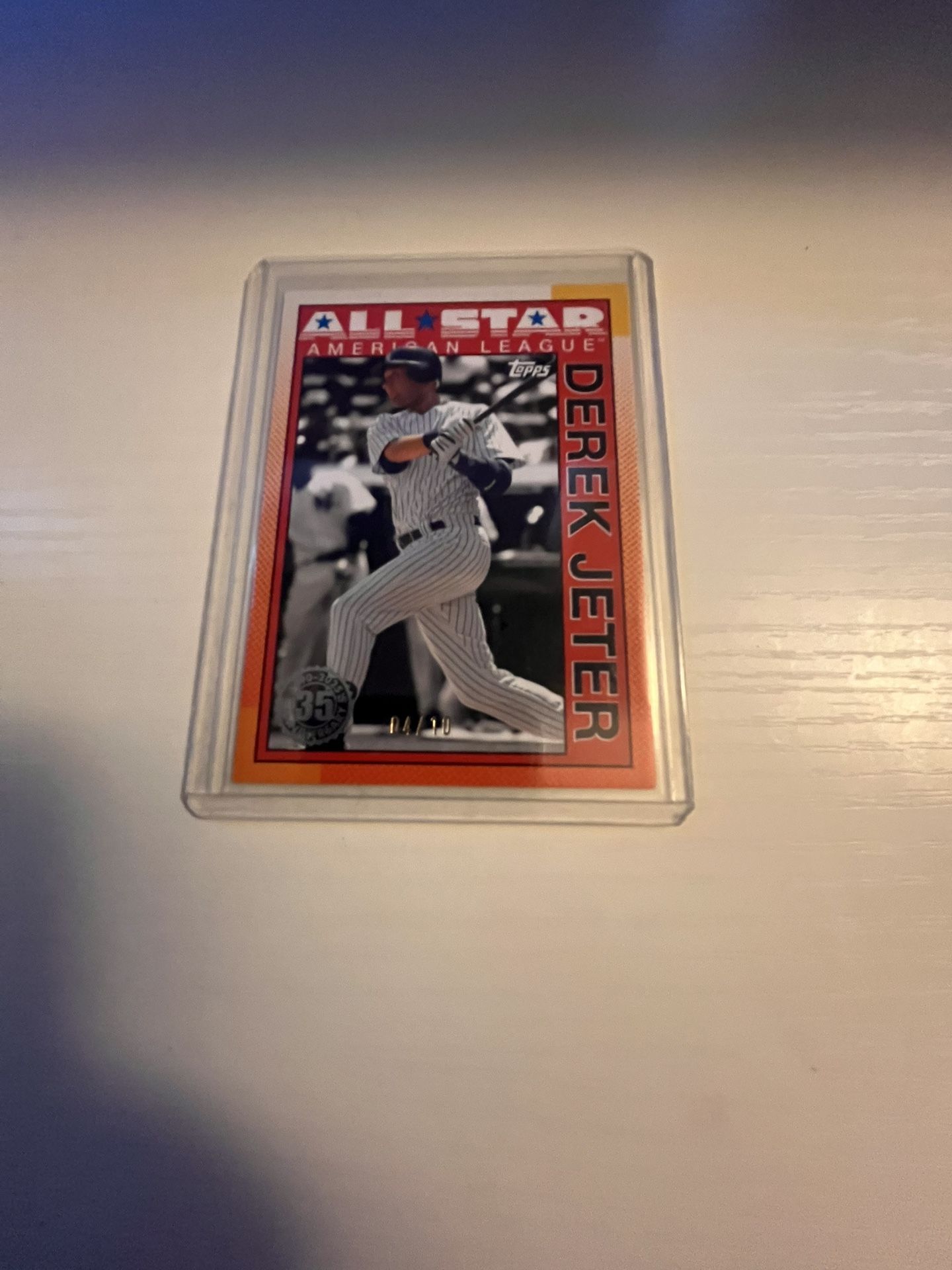 1990 Anniversary 4/10 Derek Jeter