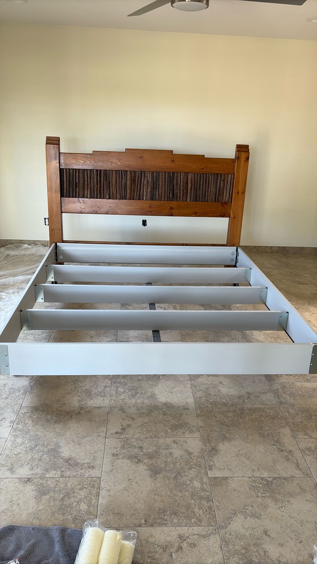 King Headboard & Bed frame