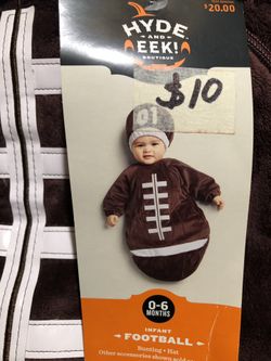 NEW Football Halloween Costume size 0-6m