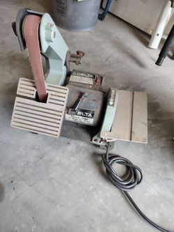 Delta 1" belt sander and 5" disc sander