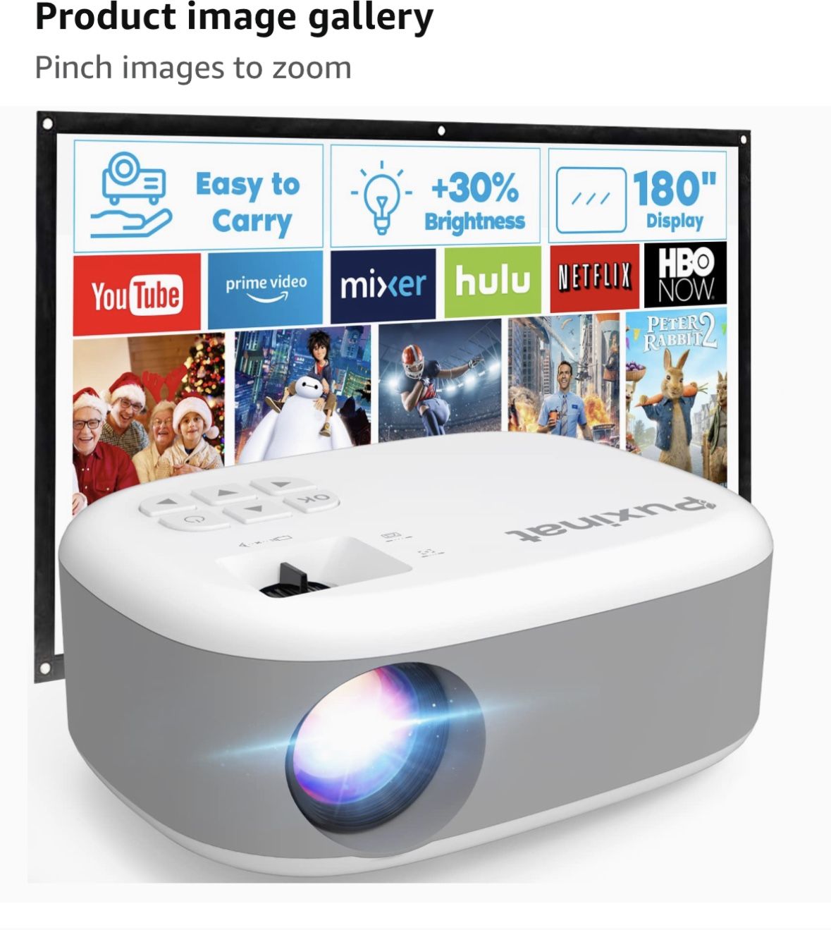 HD Mini projector 1080 P