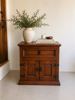 Rustic Hacienda • One-Drawer Cabinet Nightstand