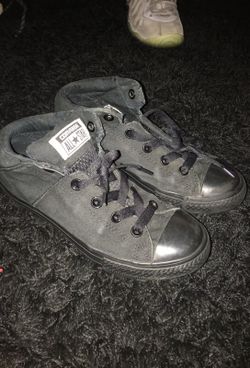 Black converse 4 y