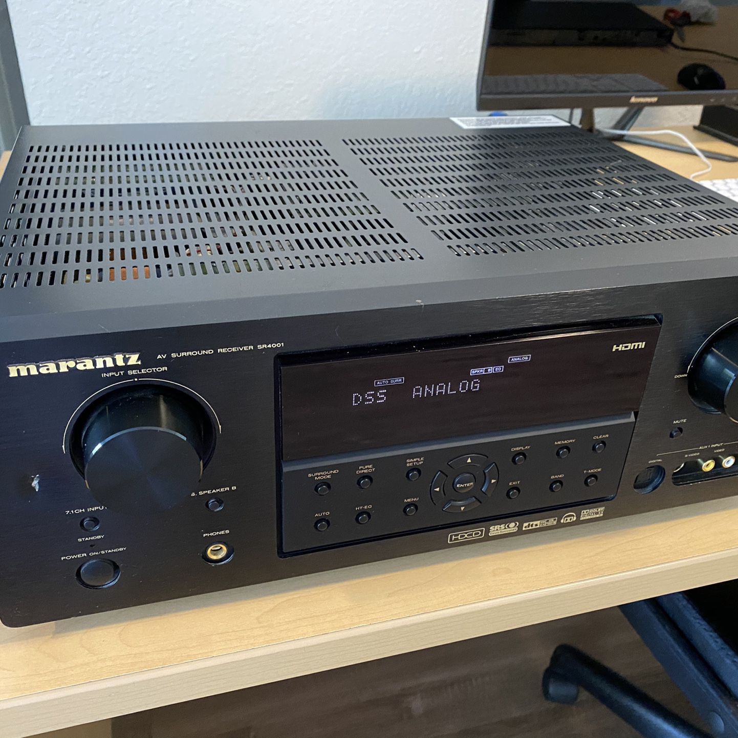 Marantz Surround Receiver - SR 4001 with Free Sony Blu-Ray Player.