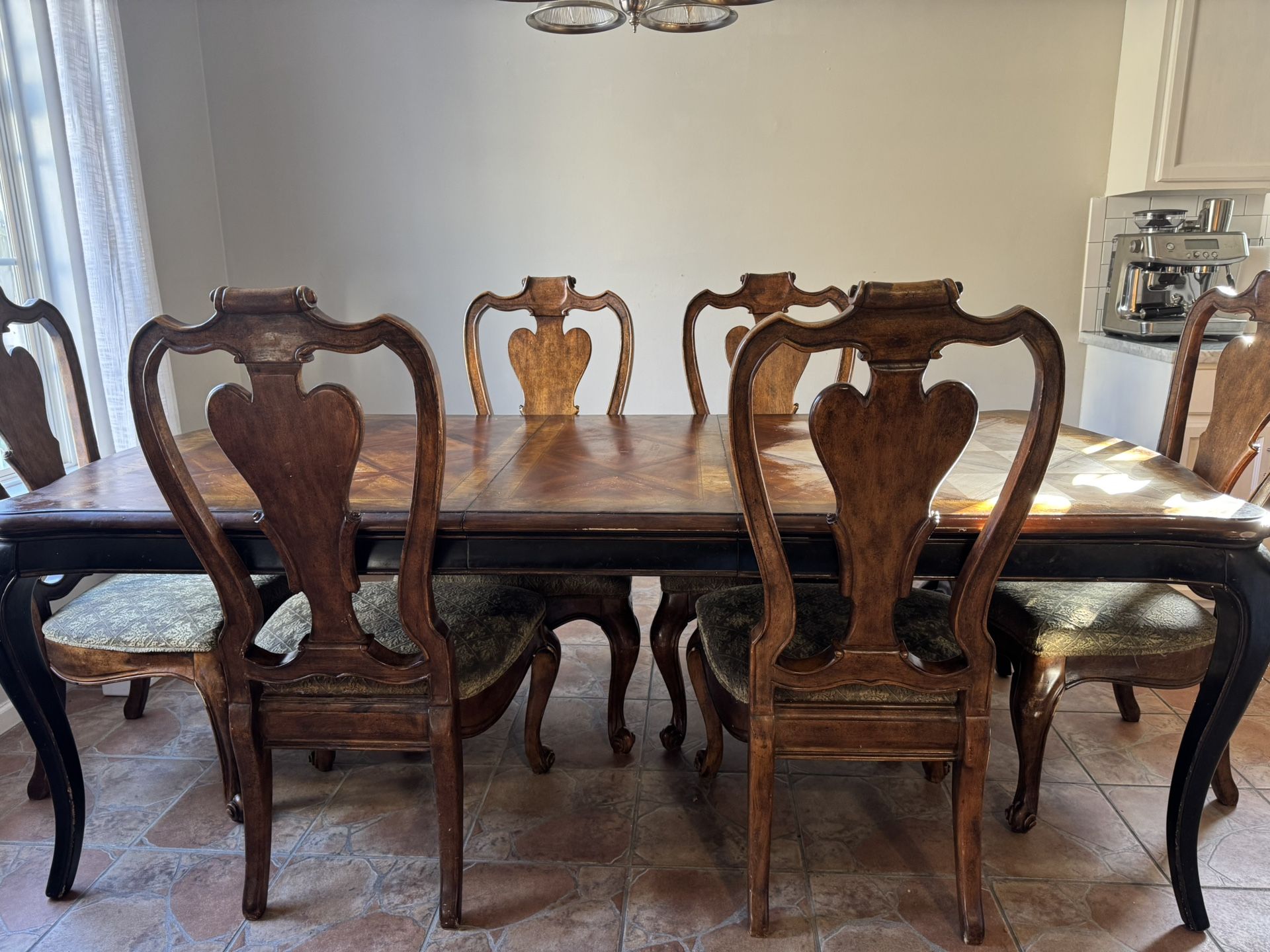 Wood Dining Table (seats 6)