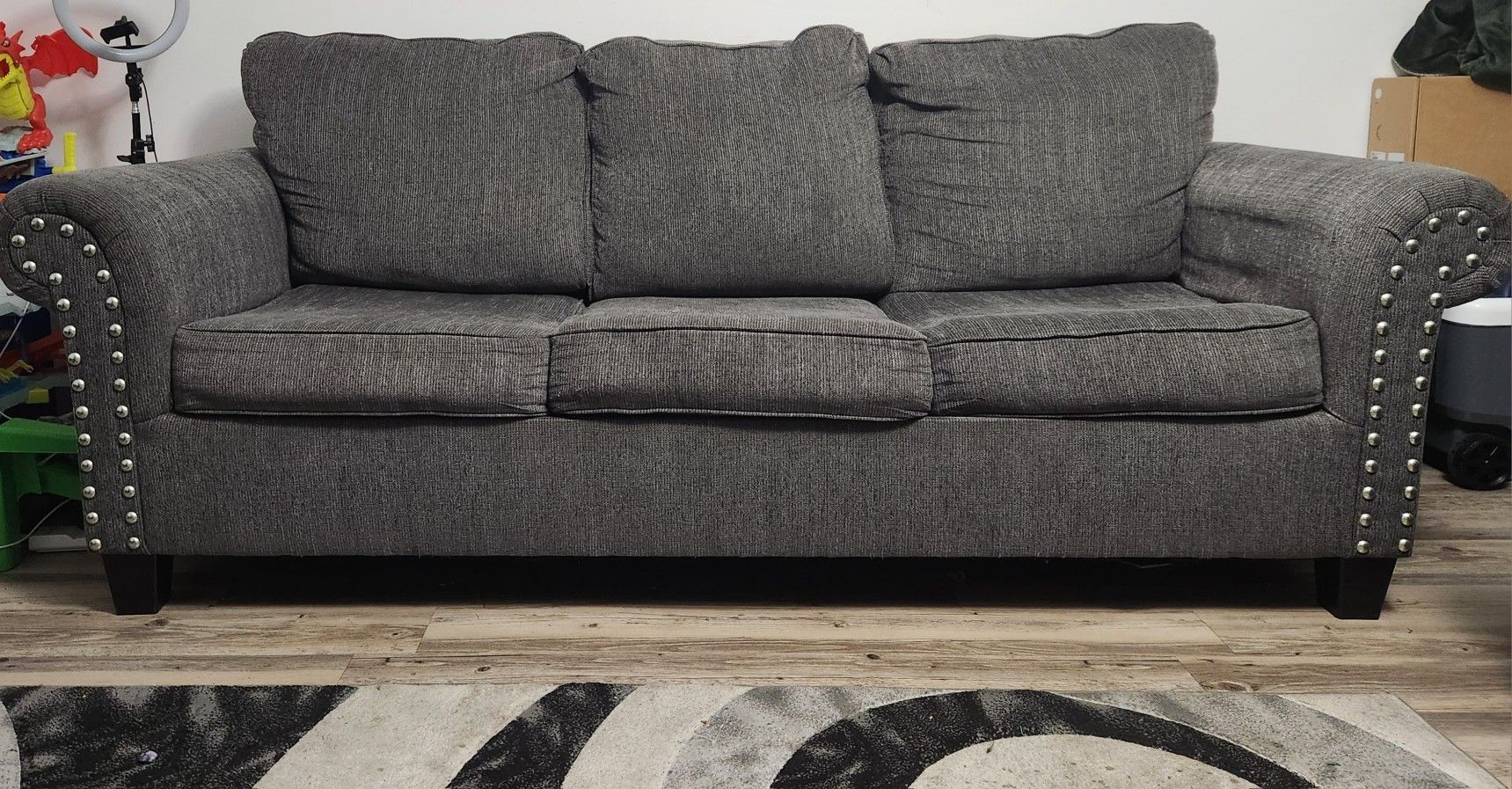 **Sofa & Loveseat Set – $300**