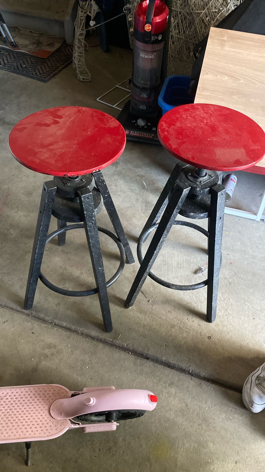 Free Wood Bar Stools! Just Dirty