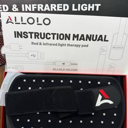 ALLOLO Red Light Therapy for Body, 3 in 1 LEDs Red Light Therapy Belt with Timer Remote Control, 660nm 850nm Infrared Light Therapy Pad for Body Waist