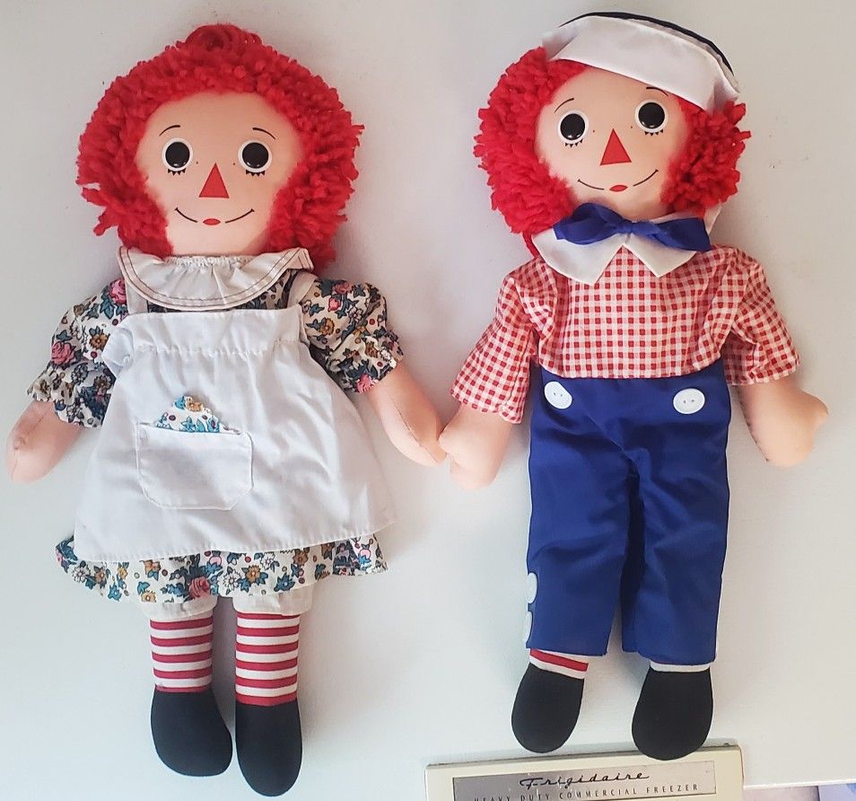 Vintage Raggedy Ann and Andy