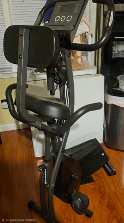 Folding Upright Exercise Bike with Display