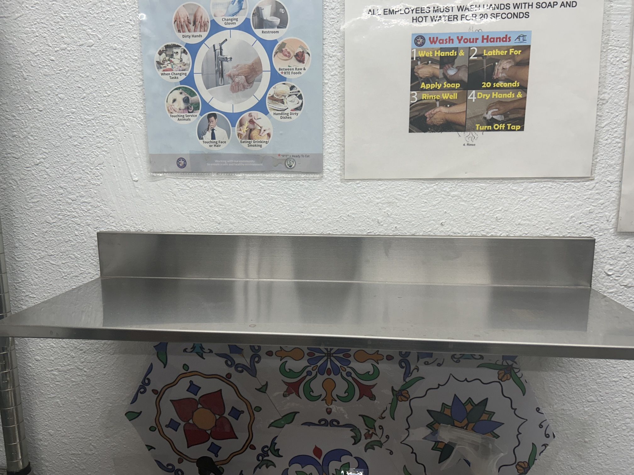 IKEA Stainless steel Shelves
