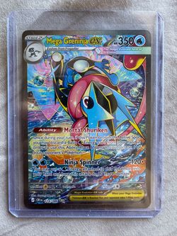 Mega Greninja ex Pokémon Card 116/086 Chaos Rising