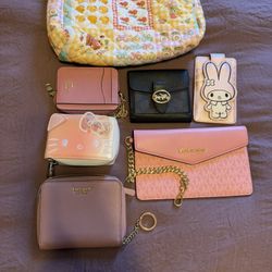 Coach, Loungefly And Michael Kors Wallets