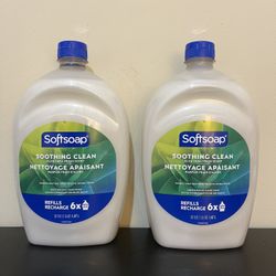 2pack Softsoap Soothing Clean Liquid Hand Soap, Aloe Vera Fresh Scent, 50 fl oz