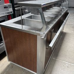 91 Inch 6 Well Electric Steam Table Atlas Metals Nsf Approved Works Great Single Phase 220 V Each Well Has A Drain It’s Available!