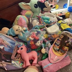 Toys And Backpack And Purses