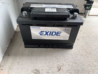 Exide Sprinter Car Battery H6/hjL3/48 brand new, never installed