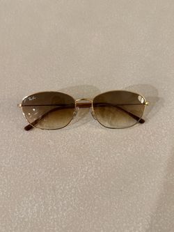 Ray-Ban Gold Metal Frame Sunglasses