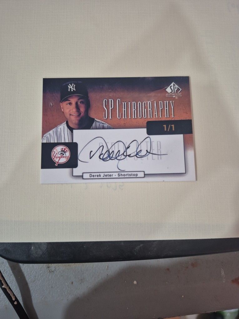Derek Jeter SP Chirography