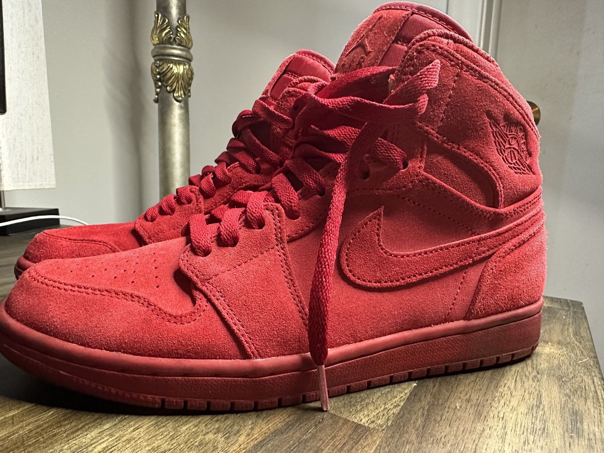 Nike Air Jordan Red Suede