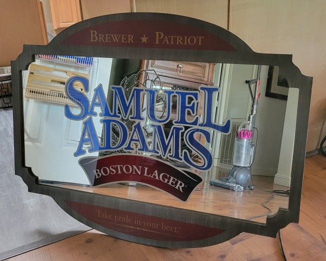 Sam Adam's Beer Mirror