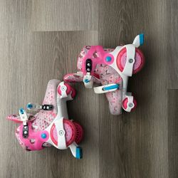 Girls Adjustable Roller Skates Size 11-2