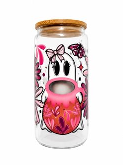 Cafecito Ghost glass cup