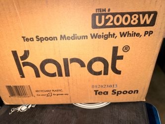 Karat  tea spoon medium weight white