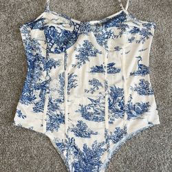 Women’s Cider Floral Bodysuit NWT