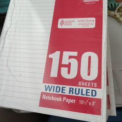 Wide Rule Paper 