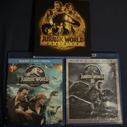 Jurassic Word Blu Ray Lot