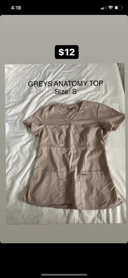 Tan Scrub Top