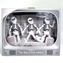 Disney 100 Silly Symphonies Skeleton Dance 12” Plush TV Box Set Exclusive