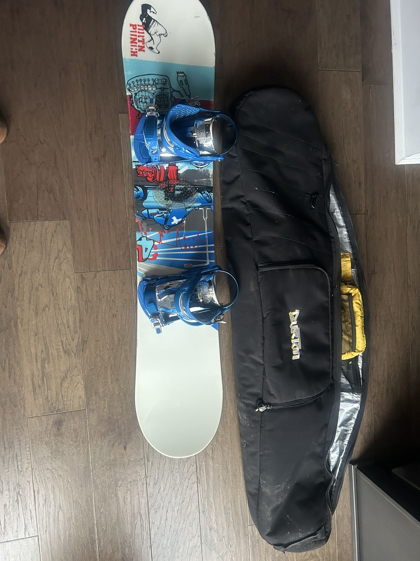 Burton Snowboard And Travel Bag