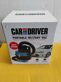 Car and Driver Portable Wet/Dry Vacuum and Inflator box