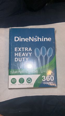 Plastic spoons