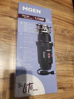 MOEN GXP33c GARBAGE DISPOSAL.