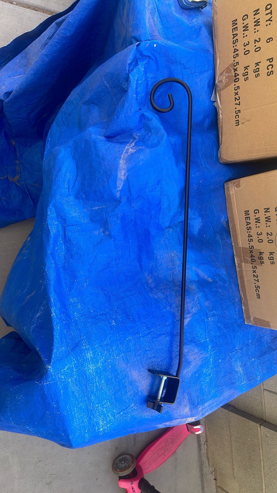 Screw Clamp Plant Holder, Light Holder