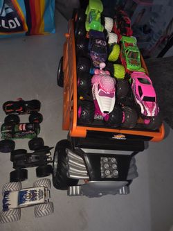 16 monster trucks