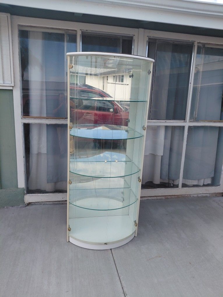 Special Glass Exagonal Cabinet
